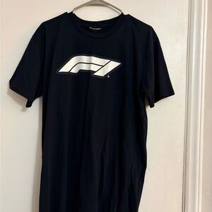 Men's Black Racing Logo T-Shirt